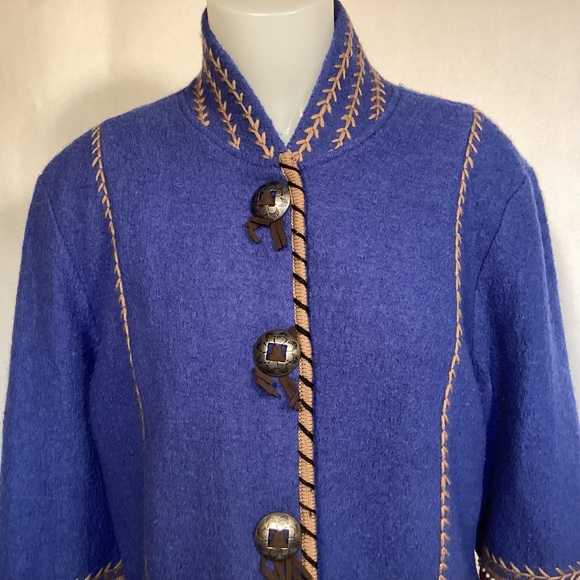 Coldwater Creek women’s wool southwest jacket size Medium. - Picture 7 of 13